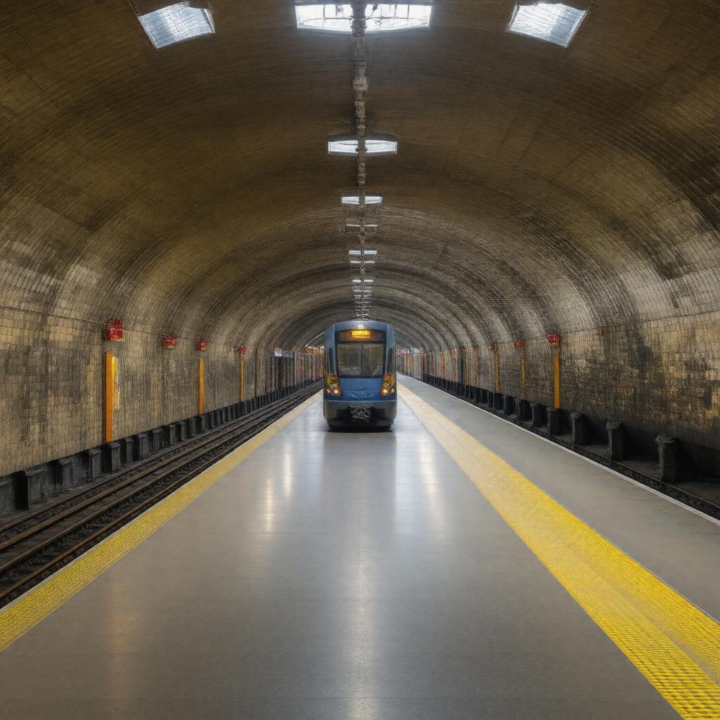 AI-created image of Embankment station