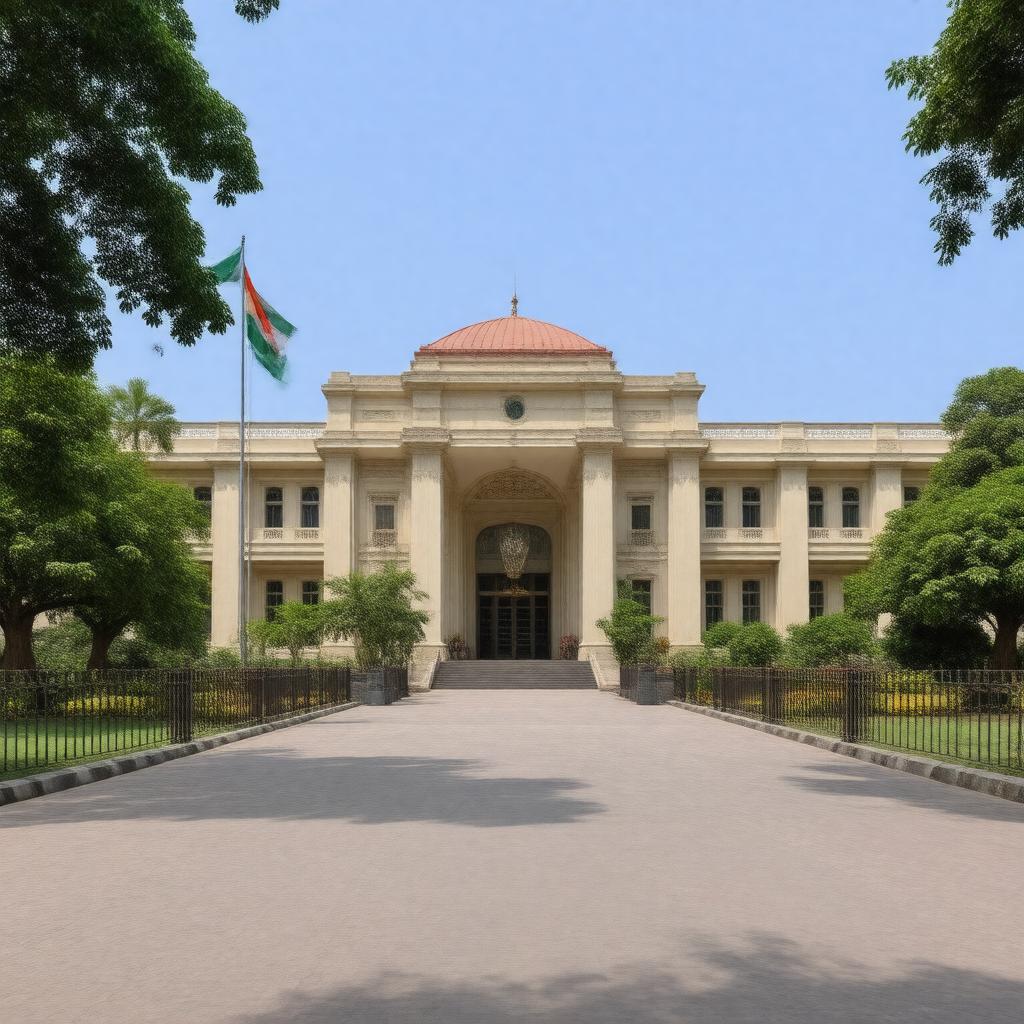 Click to view larger image AI-created image of Embassy of Bangladesh, New Delhi