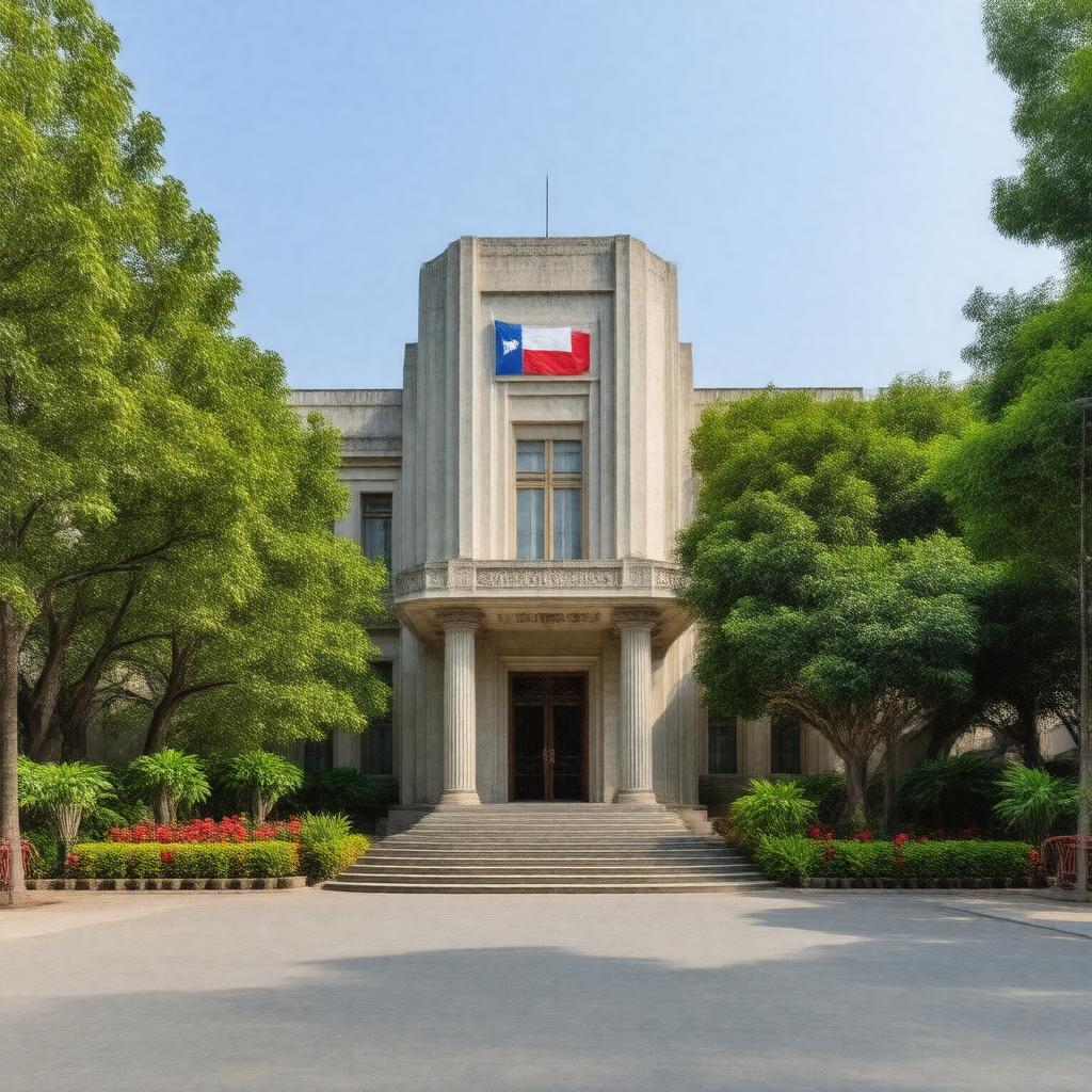 AI-created image of Embassy of Chile, New Delhi