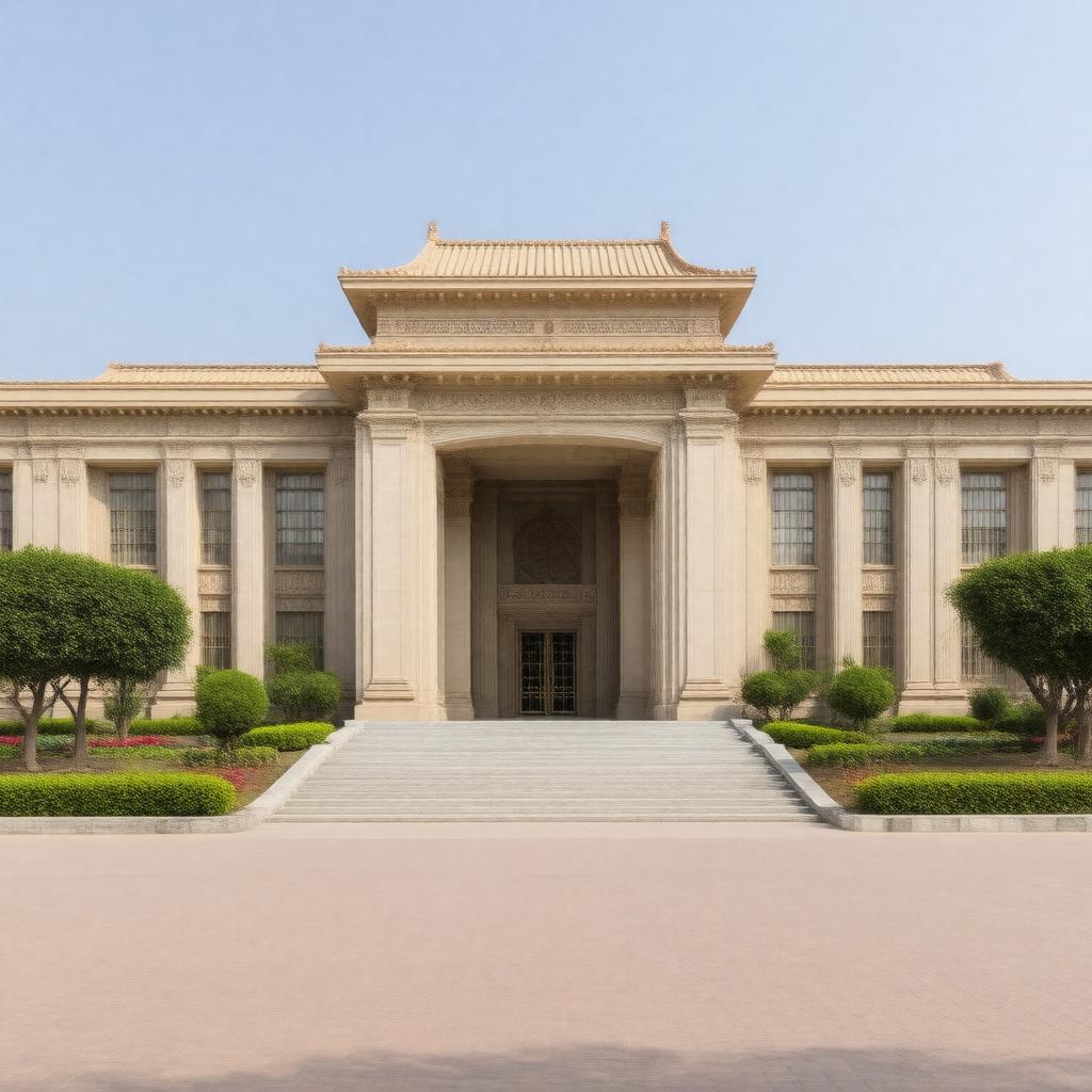 AI-created image of Embassy of China, New Delhi