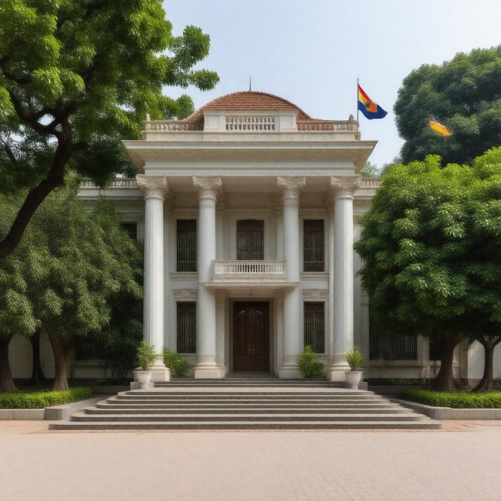Click to view larger image AI-created image of Embassy of Colombia, New Delhi