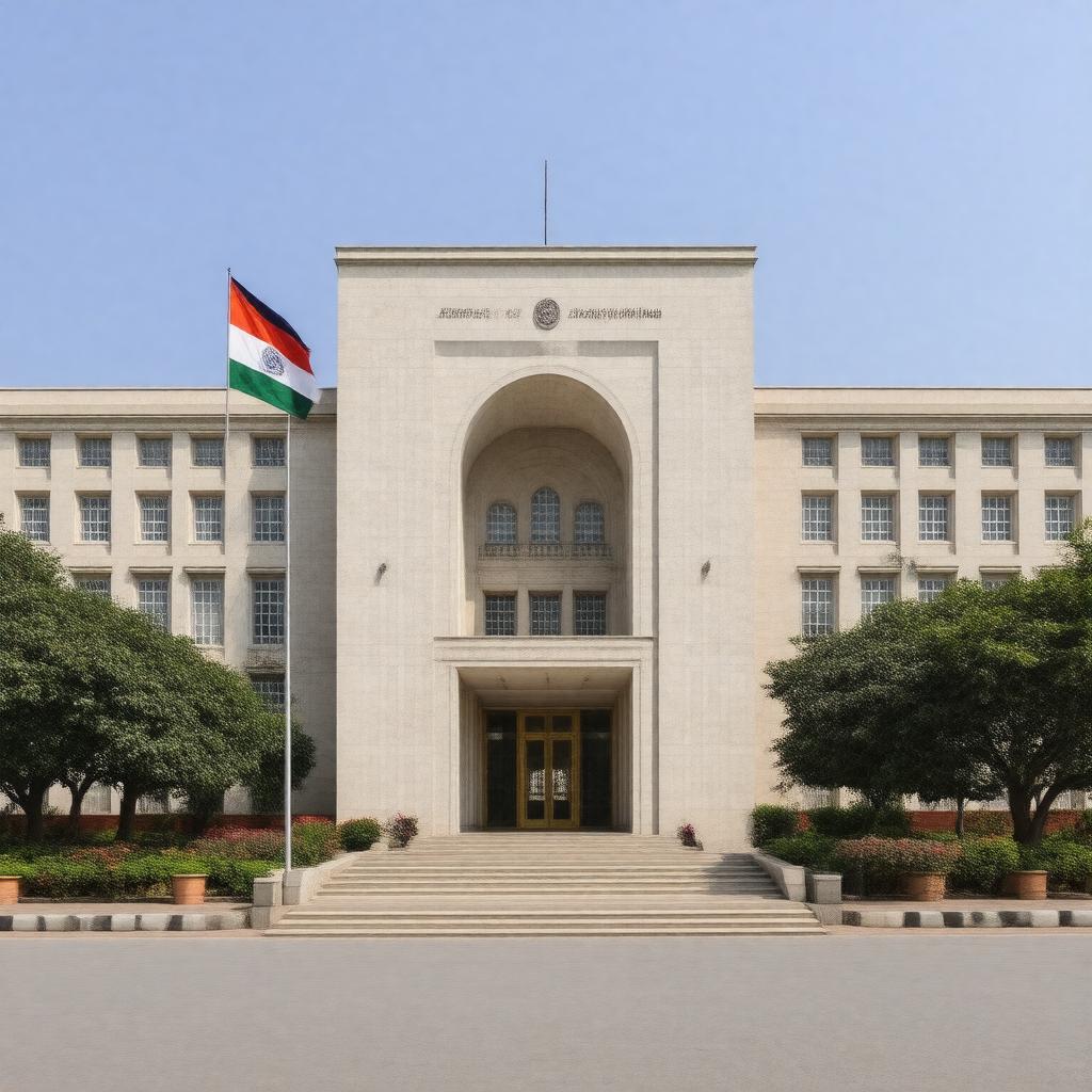 AI-created image of Embassy of Czech Republic, New Delhi