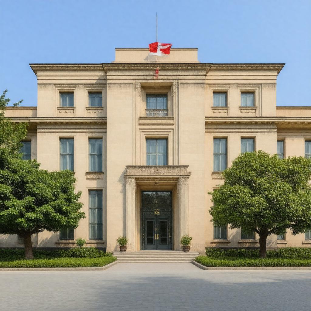 AI-created image of Embassy of Denmark, New Delhi