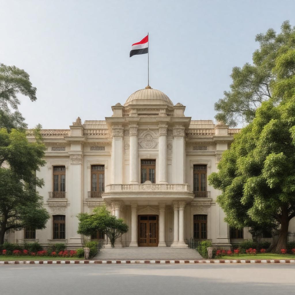 AI-created image of Embassy of Indonesia, New Delhi