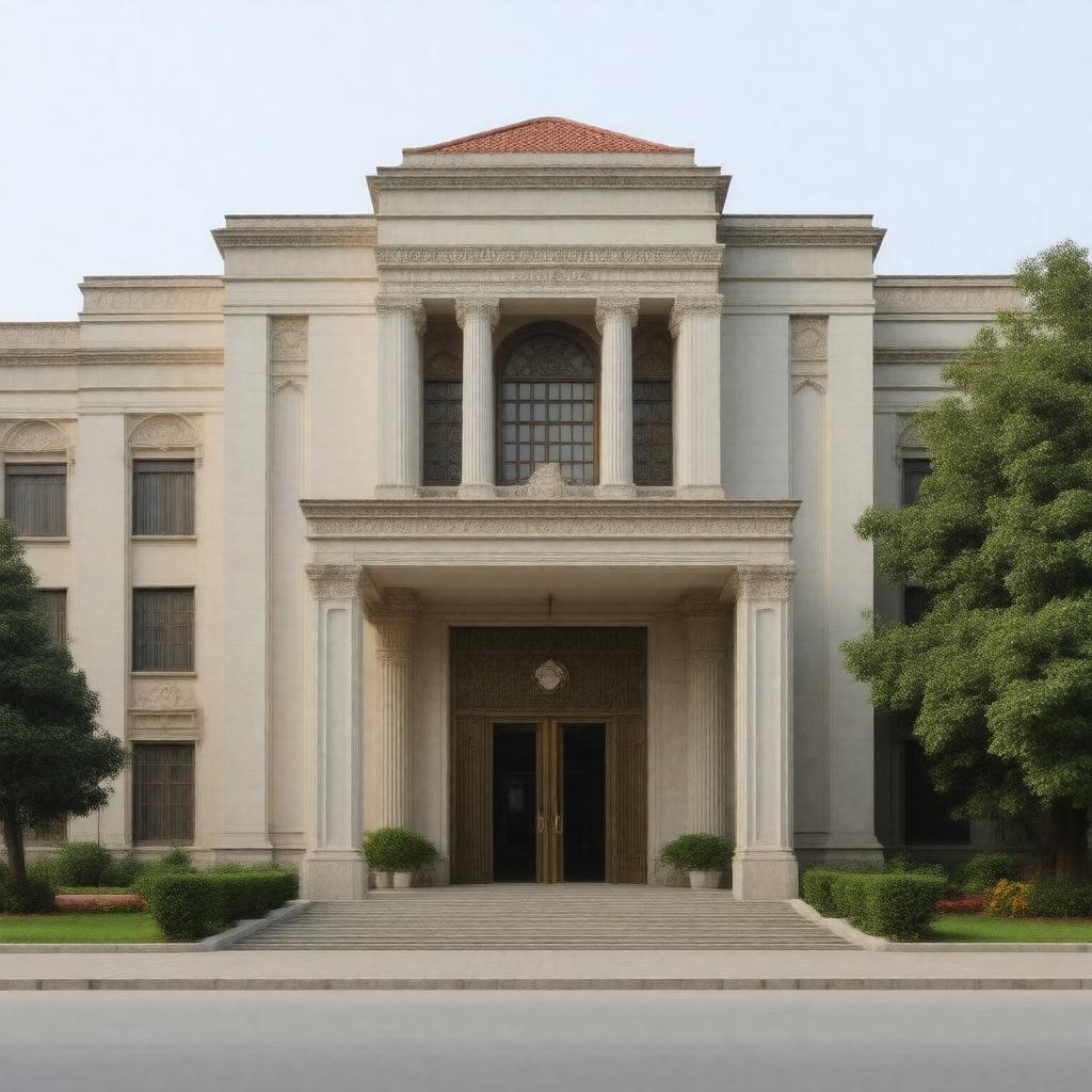 AI-created image of Embassy of Iran, New Delhi