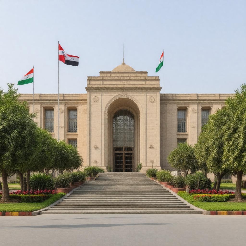 AI-created image of Embassy of Iraq, New Delhi