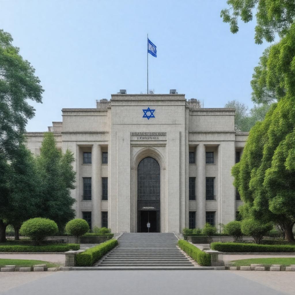 AI-created image of Embassy of Israel, New Delhi