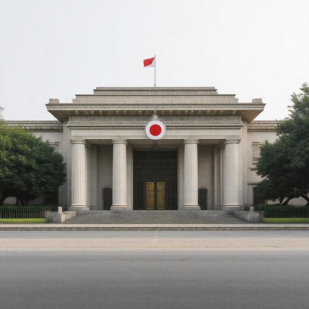 Click to view larger image AI-created image of Embassy of Japan, New Delhi