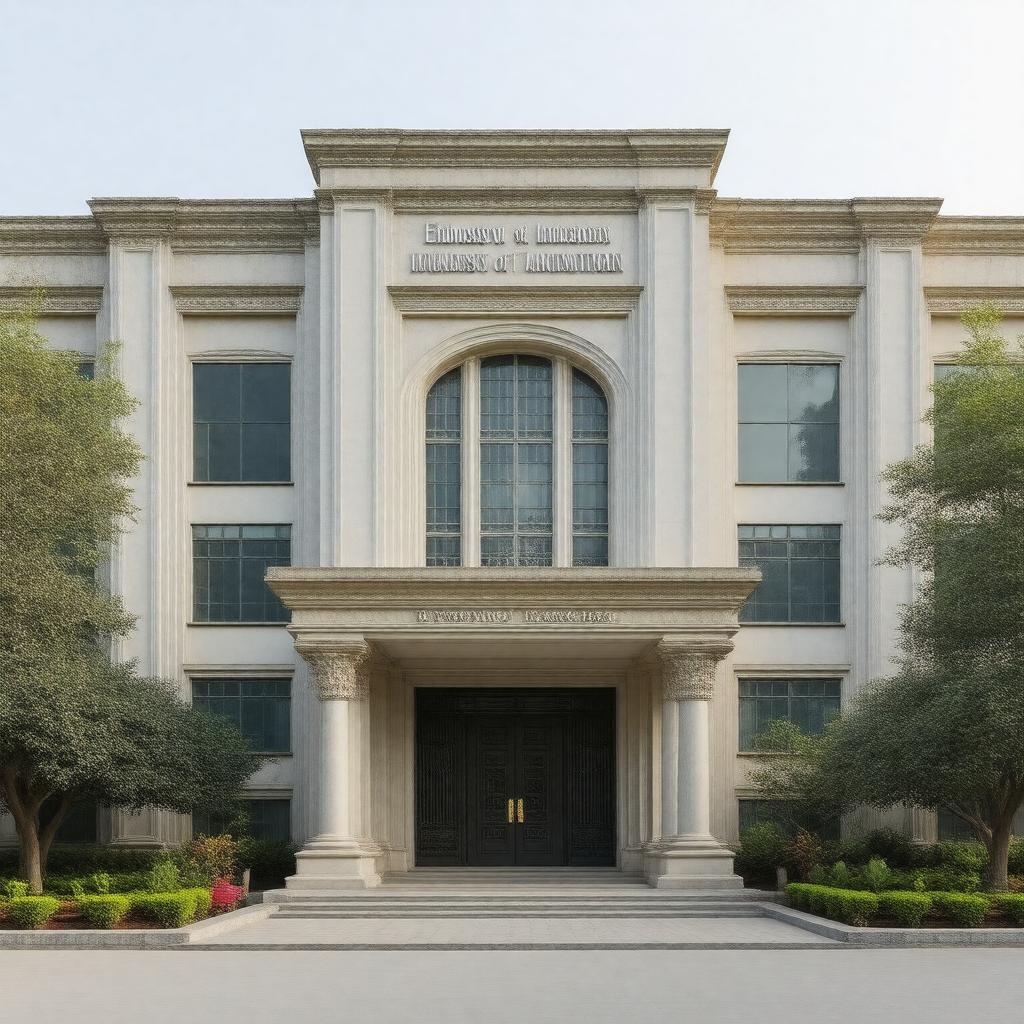 Click to view larger image AI-created image of Embassy of Kazakhstan, New Delhi