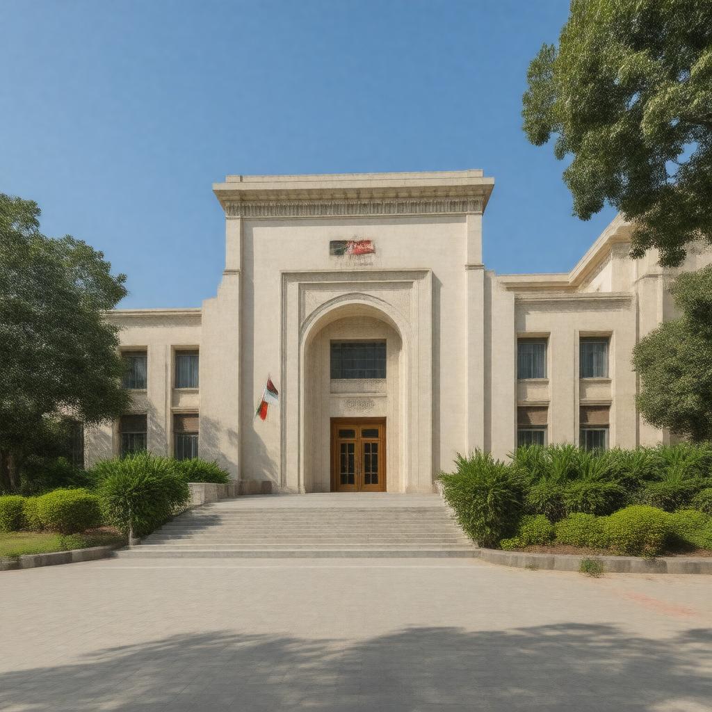 Click to view larger image AI-created image of Embassy of Kuwait, New Delhi