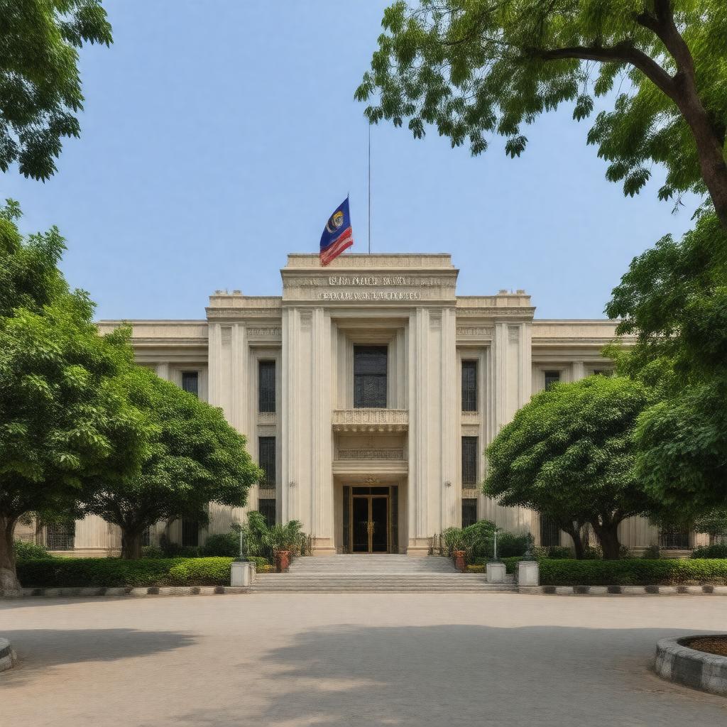 Click to view larger image AI-created image of Embassy of Malaysia, New Delhi