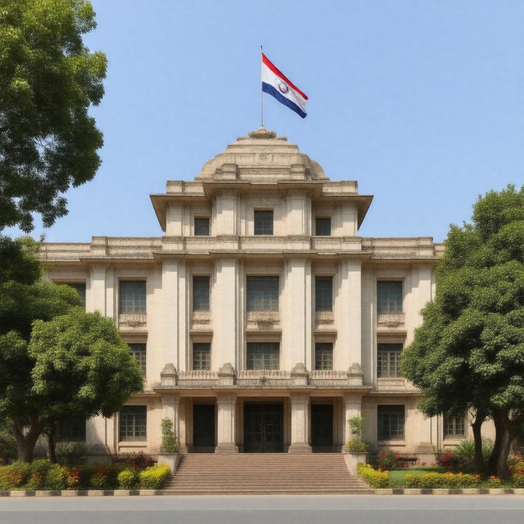 Click to view larger image AI-created image of Embassy of Nepal, New Delhi