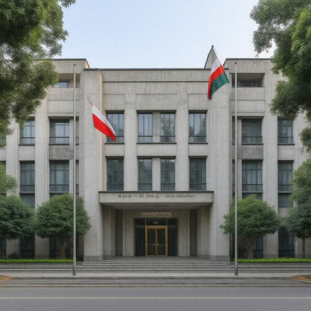 AI-created image of Embassy of Netherlands, New Delhi