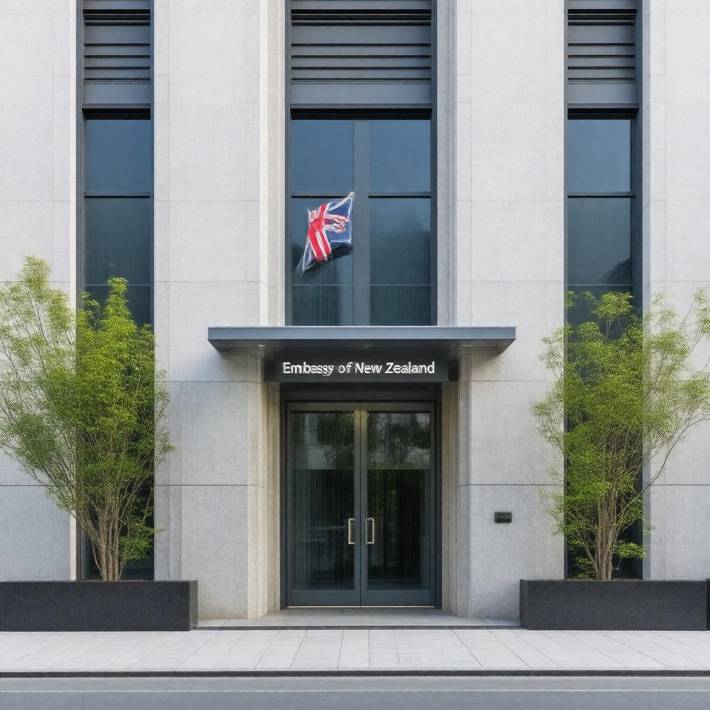 AI-created image of Embassy of New Zealand