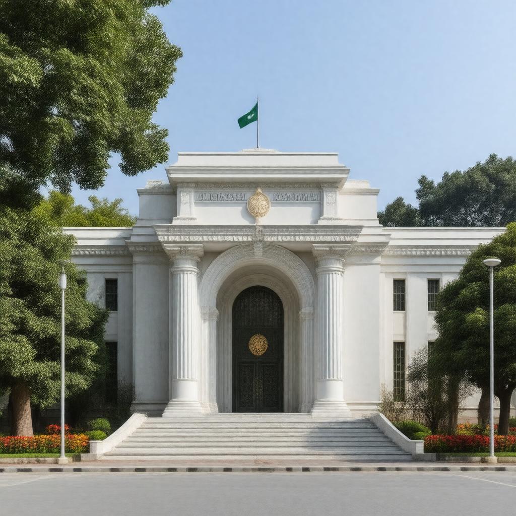 AI-created image of Embassy of Pakistan, New Delhi