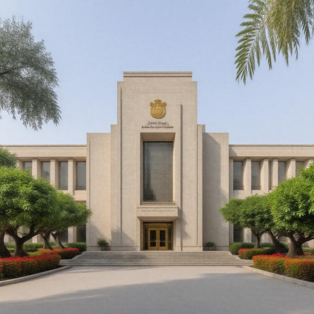 AI-created image of Embassy of Saudi Arabia, New Delhi