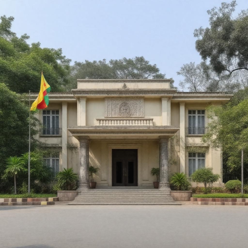 Click to view larger image AI-created image of Embassy of Sri Lanka, New Delhi