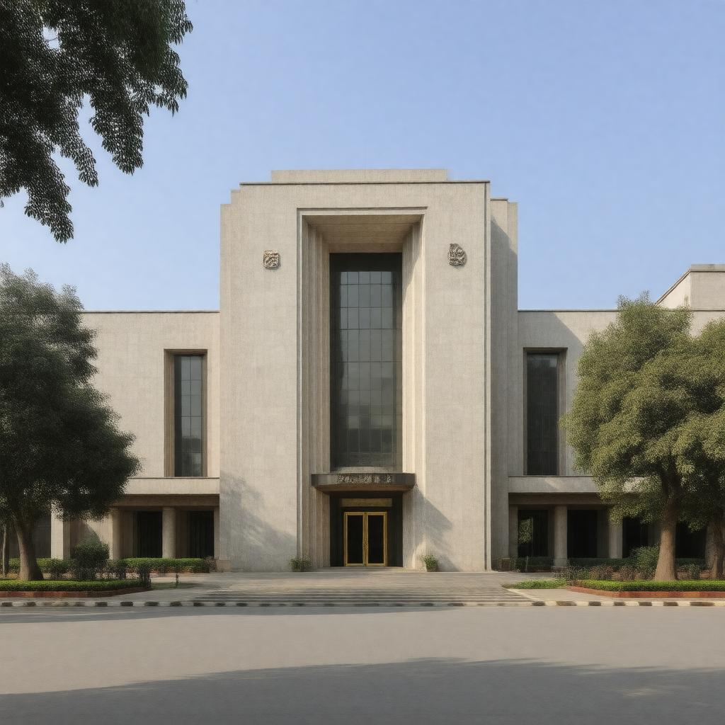 Click to view larger image AI-created image of Embassy of UAE, New Delhi