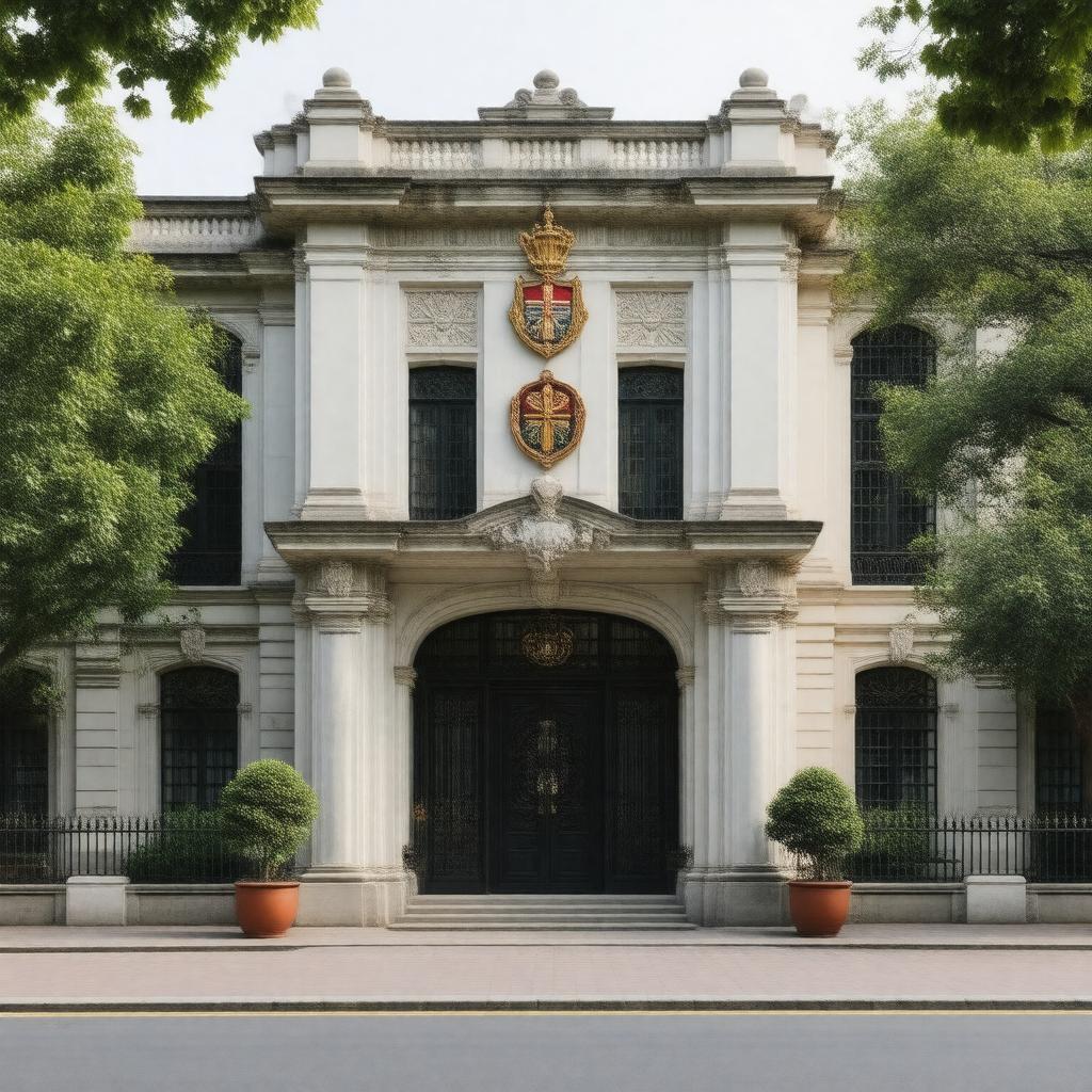 AI-created image of Embassy of United Kingdom, New Delhi