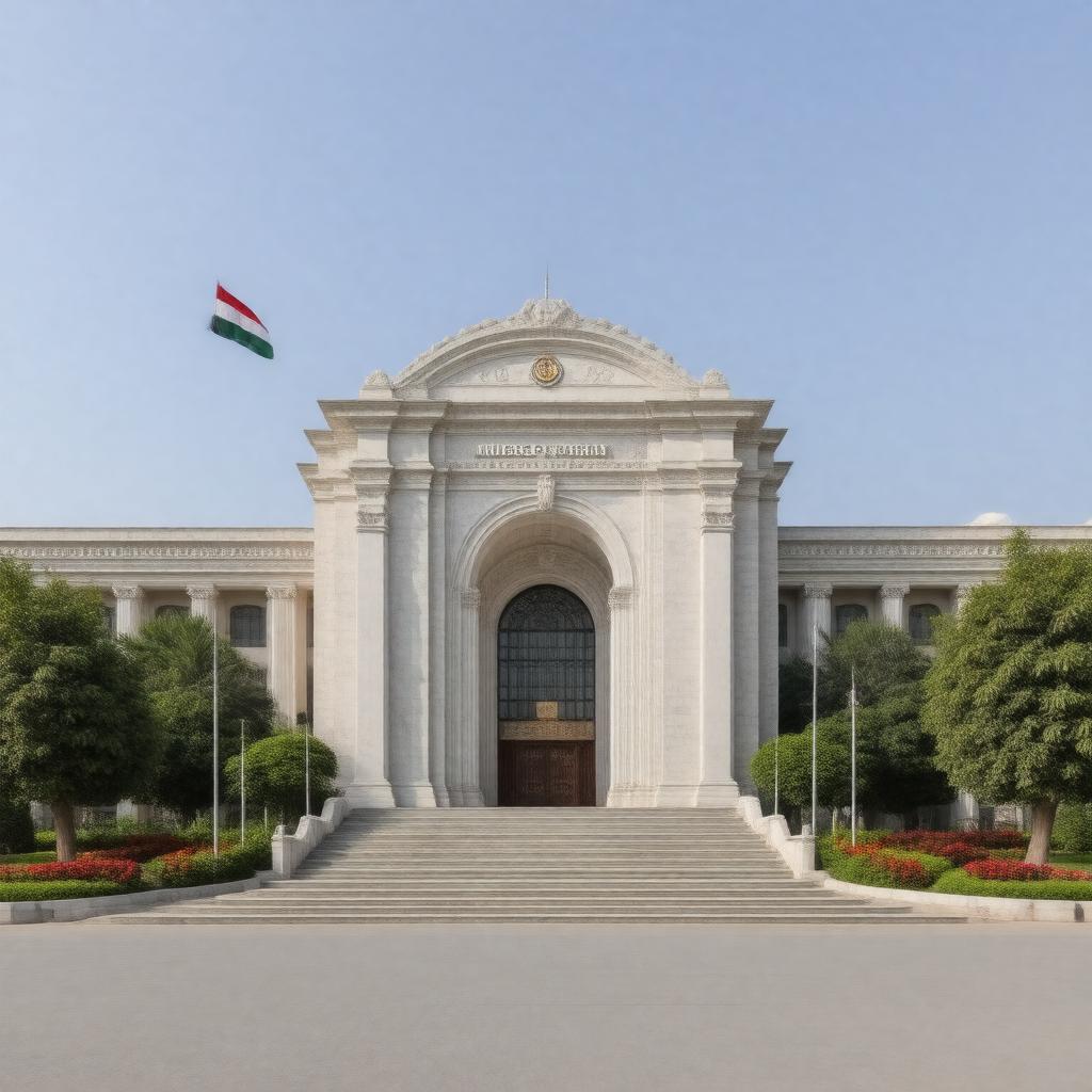 AI-created image of Embassy of Uzbekistan, New Delhi