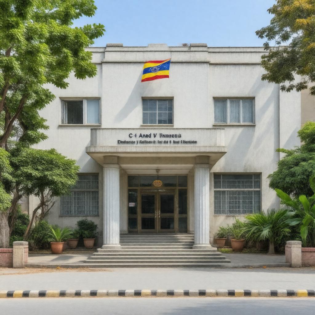 Click to view larger image AI-created image of Embassy of Venezuela, New Delhi