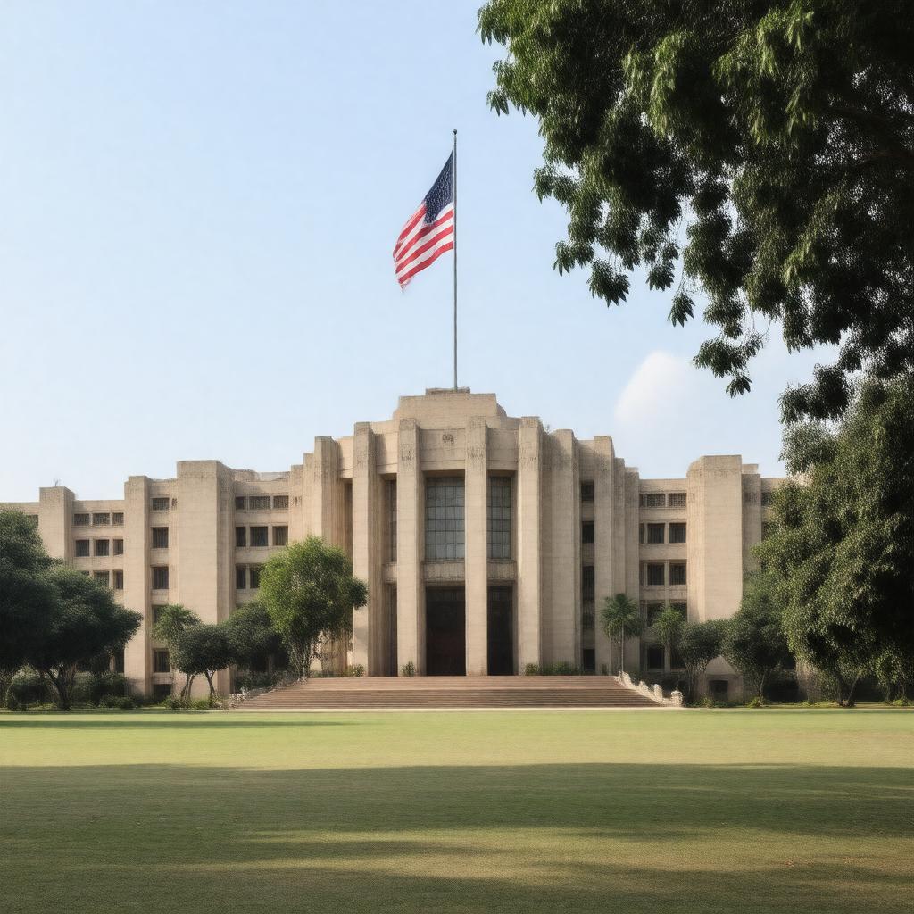 AI-created image of Embassy of the United States, New Delhi