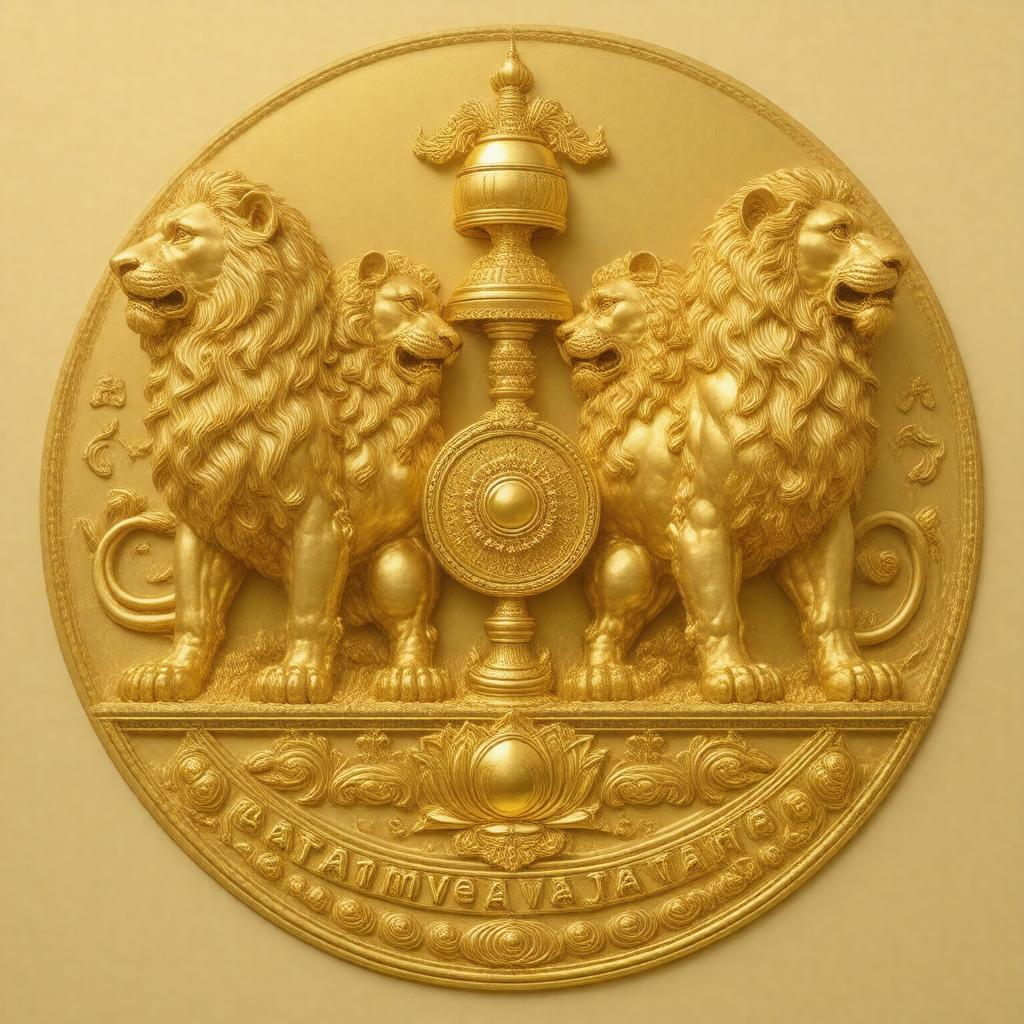 AI-created image of Emblem of India