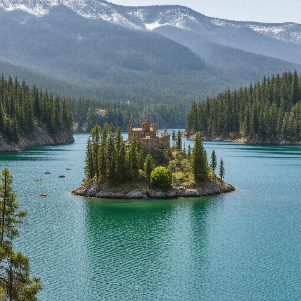 AI-created image of Emerald Bay