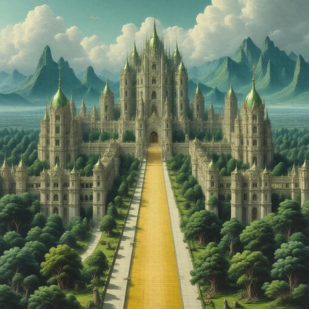 AI-created image of Emerald City