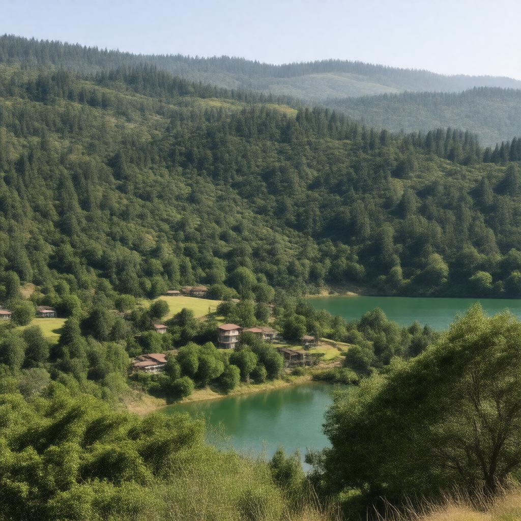 AI-created image of Emerald Lake Hills