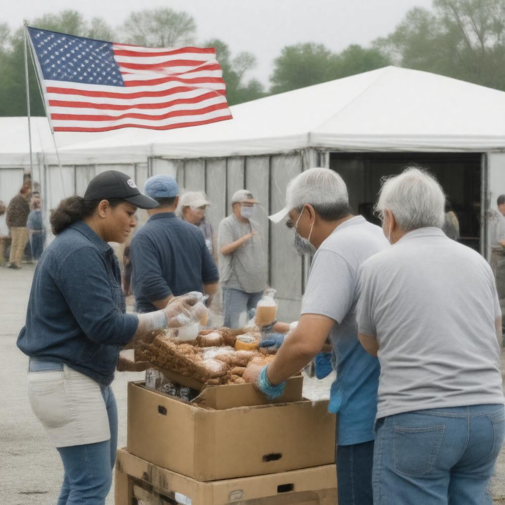 Click to view larger image AI-created image of Emergency Natural Disaster Assistance