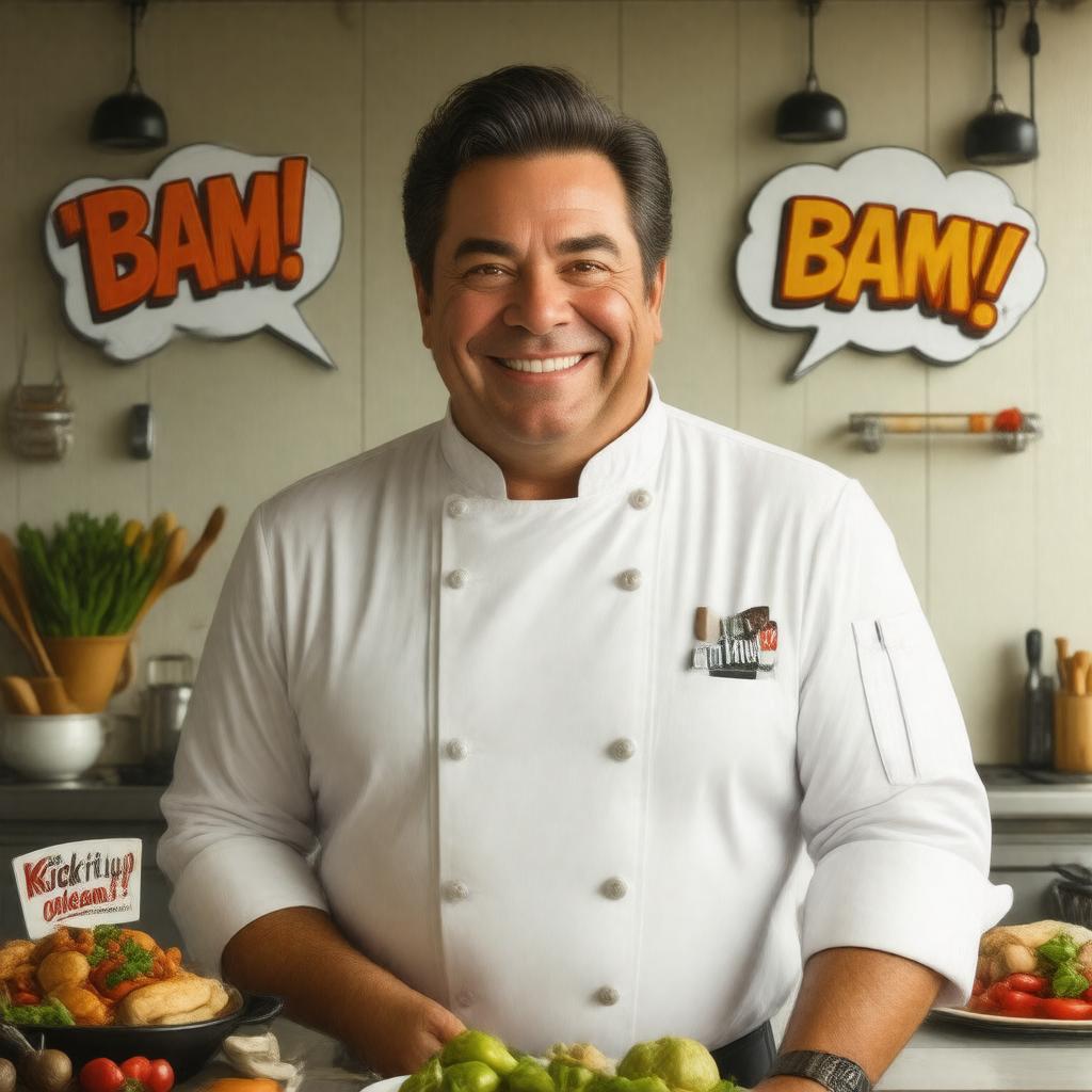 AI-created image of Emeril Lagasse