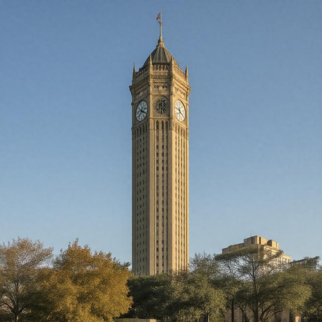 AI-created image of Emerson Bromo-Seltzer Tower