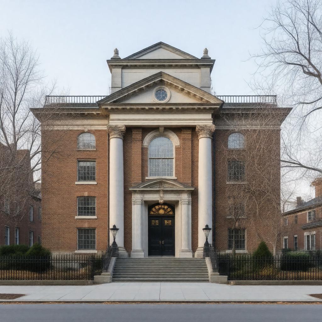 AI-created image of Emerson Hall