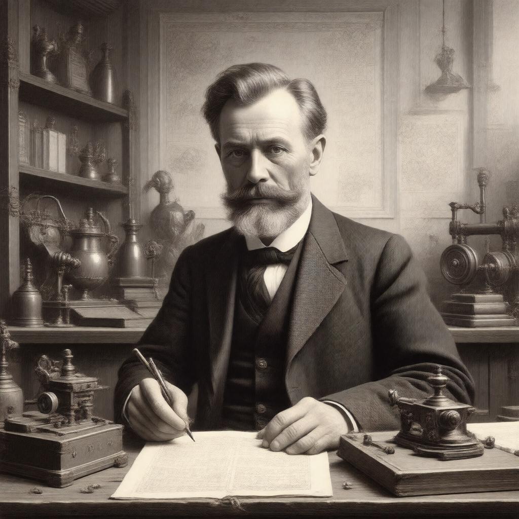 AI-created image of Emery Walker