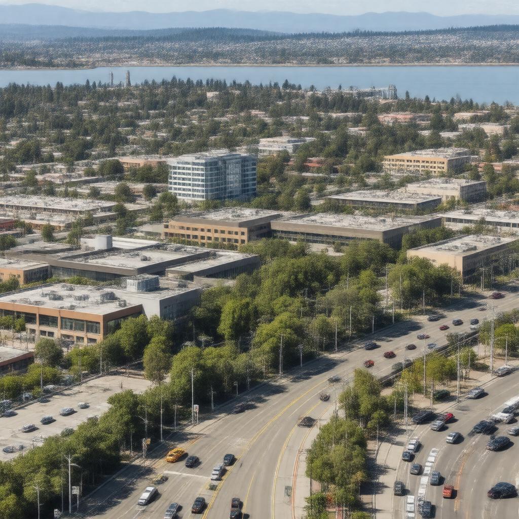 AI-created image of Emeryville, California