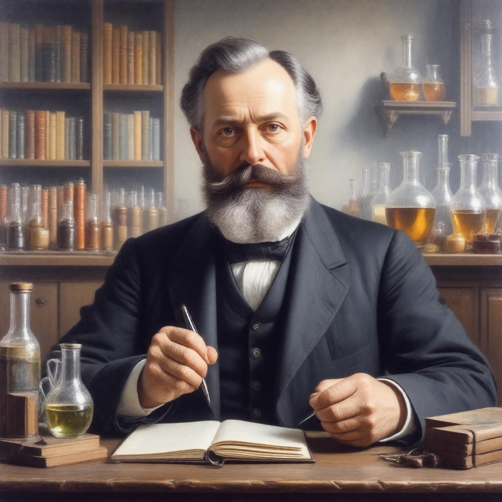AI-created image of Emil Fischer