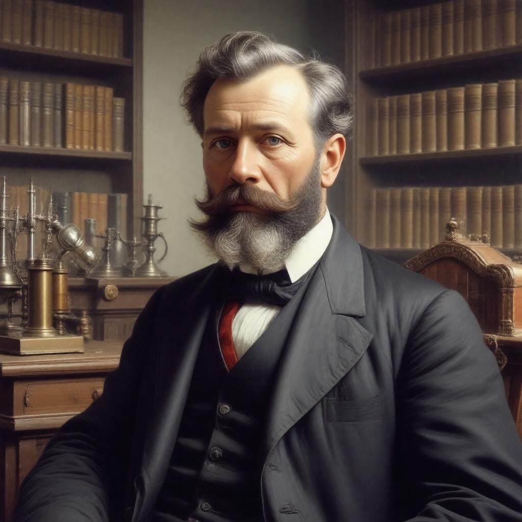 AI-created image of Emil Warburg