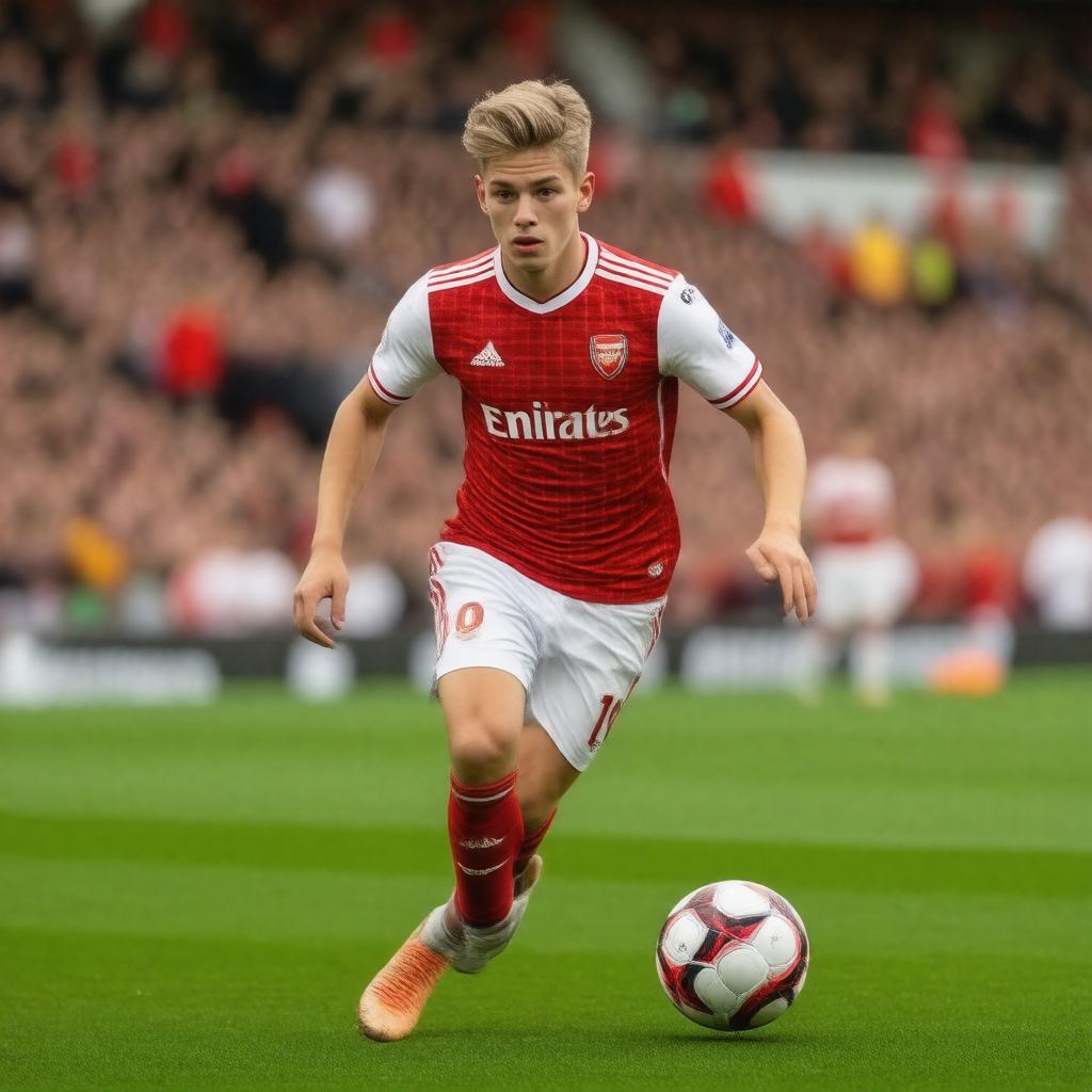 AI-created image of Emile Smith Rowe