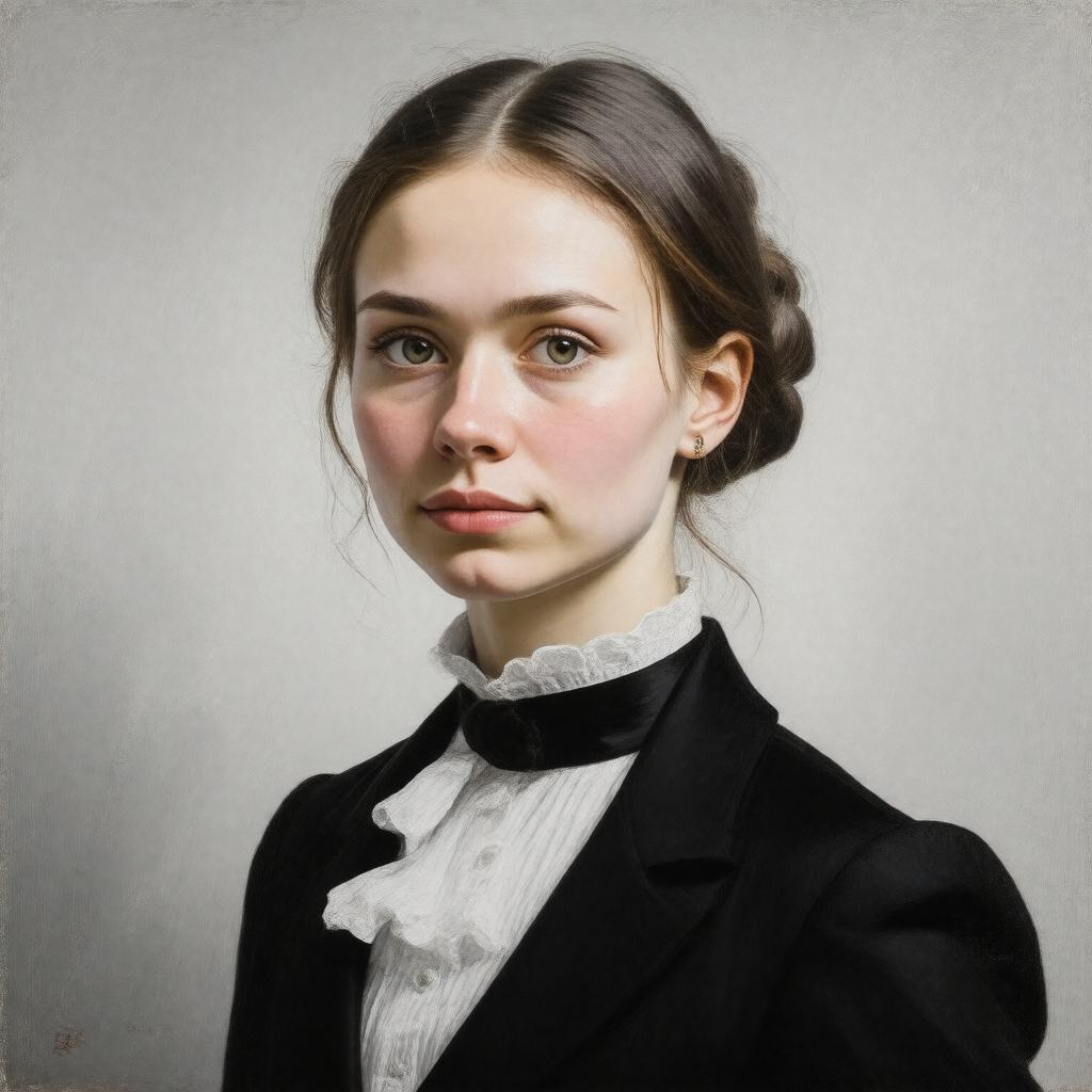 Click to view larger image AI-created image of Emilie Painter