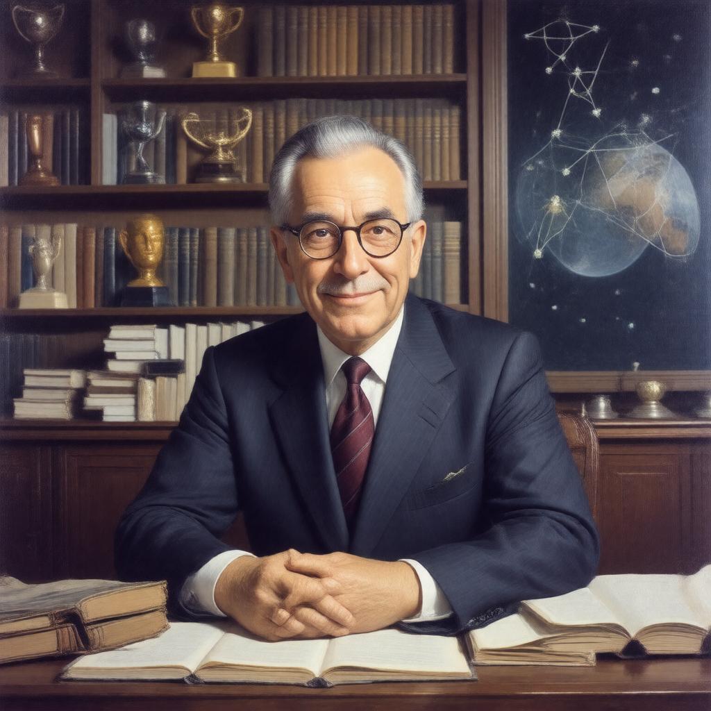 AI-created image of Emilio Segrè