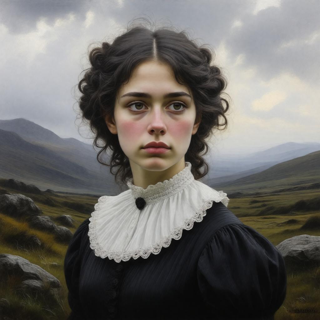 AI-created image of Emily Brontë
