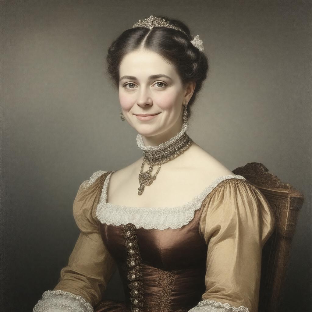 AI-created image of Emily Malthus