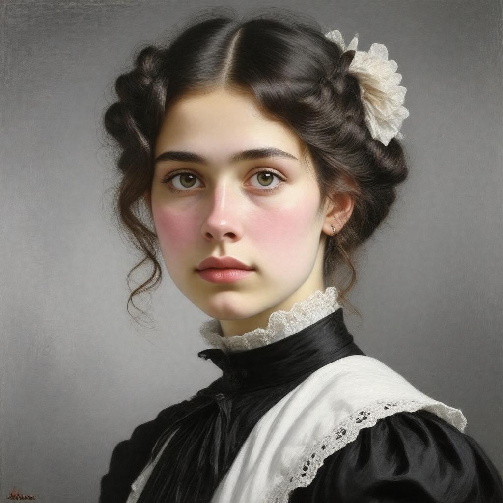 Click to view larger image AI-created image of Emily Mary Millais