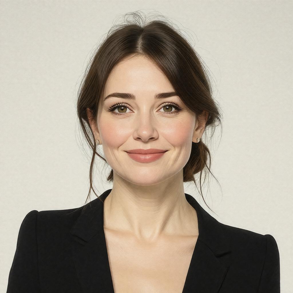 AI-created image of Emily Mortimer
