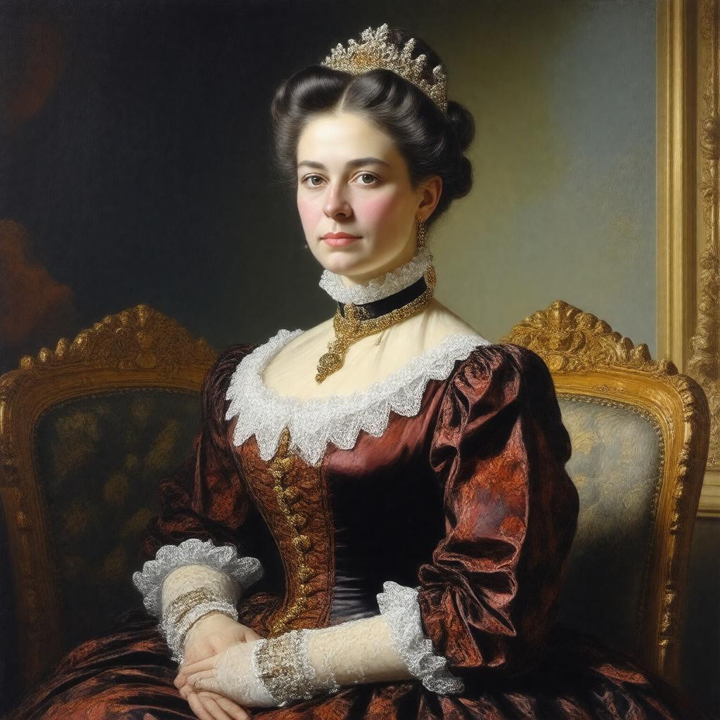 Click to view larger image AI-created image of Emily Temple, Viscountess Palmerston