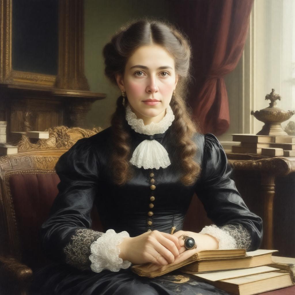 Click to view larger image AI-created image of Emily Tennyson