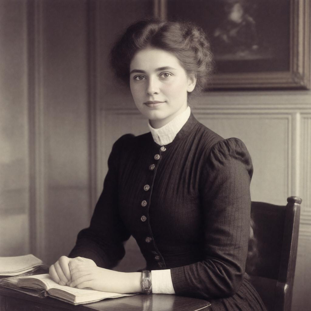 Click to view larger image AI-created image of Emma Berdis Jones