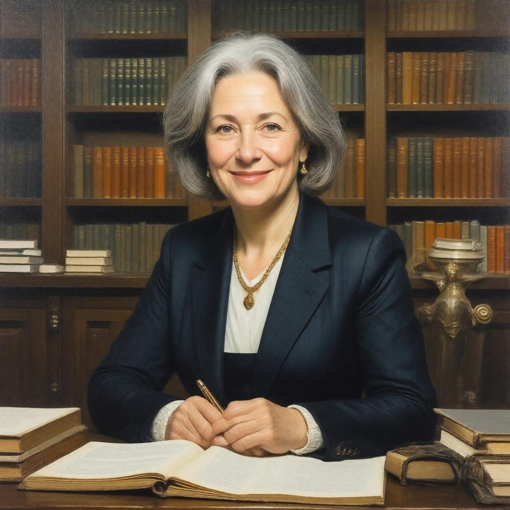 AI-created image of Emma Georgina Rothschild