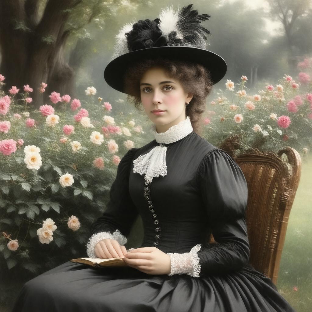 AI-created image of Emma Lavinia Gifford